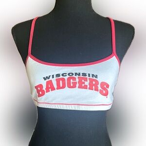Wisconsin Badger racerback bralette. Women’s size XL